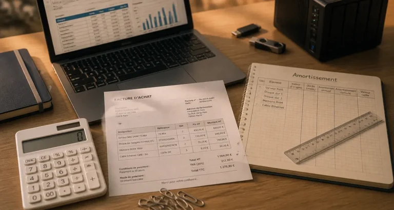 Durée amortissement matériel informatique : table, facture et amortissement