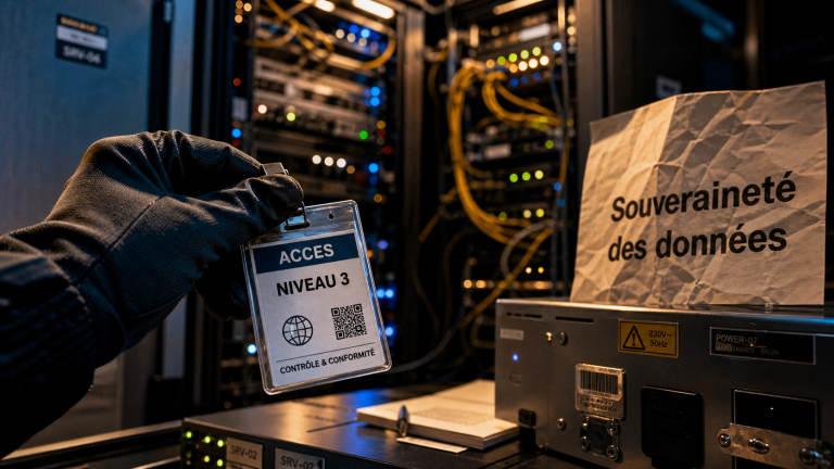 Hébergement de données et souveraineté, contrôle en rack serveur