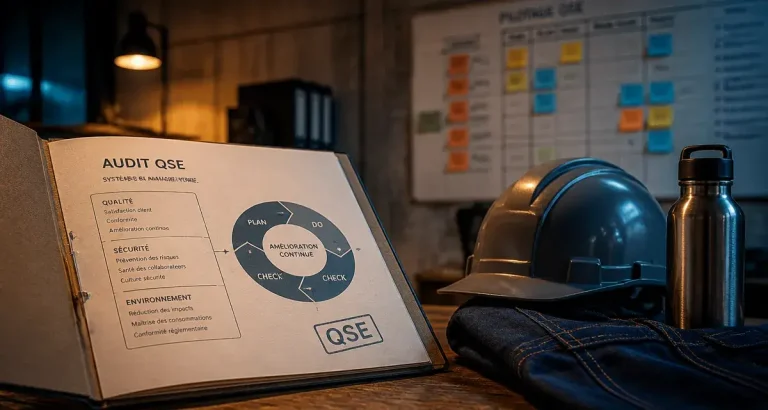 QSE définition : audit Qualité Sécurité Environnement et roue PDCA