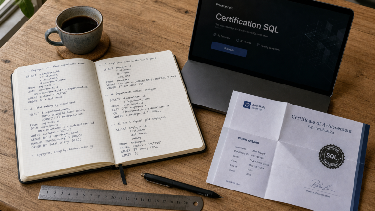 Certification SQL Oracle Microsoft IBM W3Schools