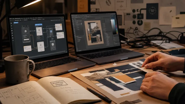 Figma adobe : workflow commun sur maquettes UI et édition