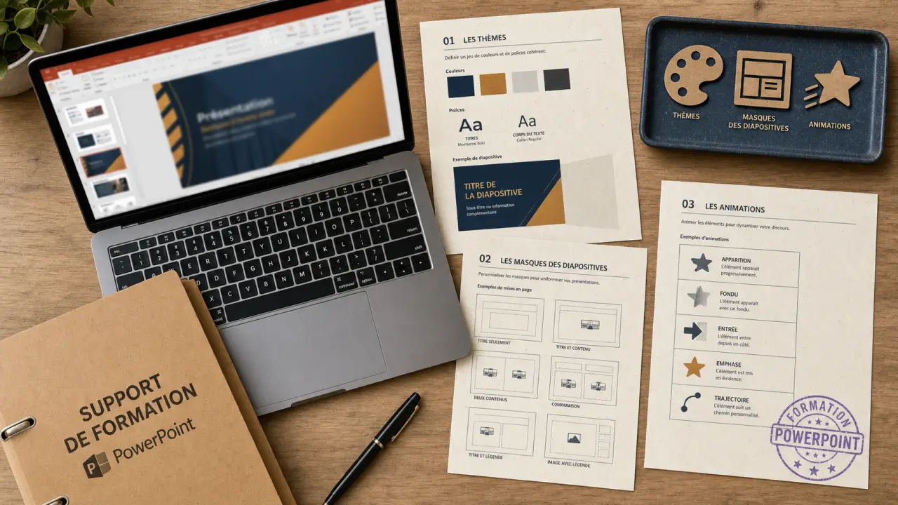 Formation PowerPoint : masques et niveaux jusqu’au TOSA