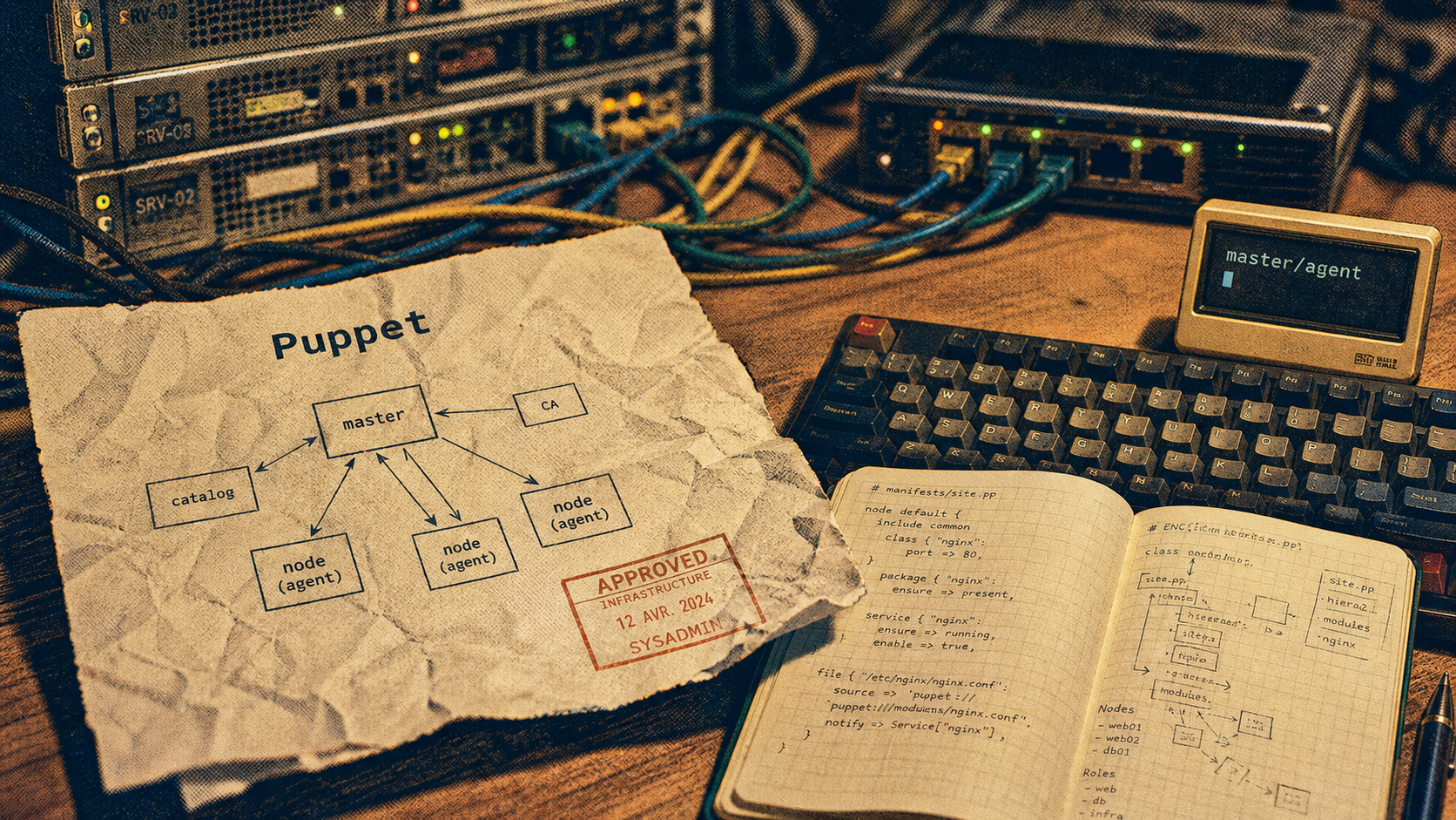 Formation Puppet : master et manifests, automatiser les déploiements