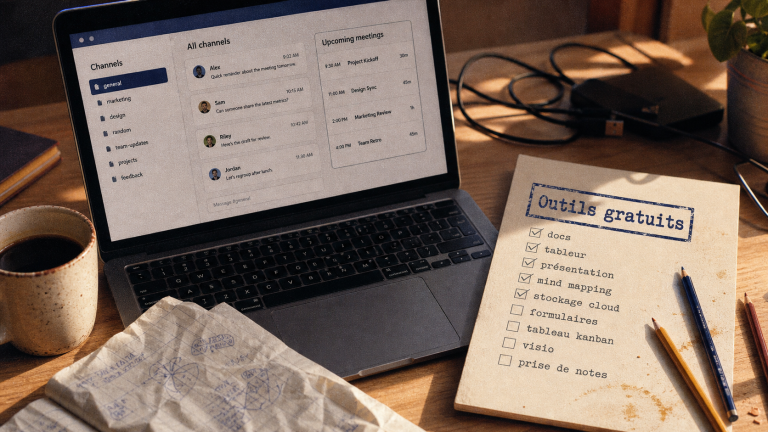 Outils gratuits pour le travail à distance : bureau et check-list