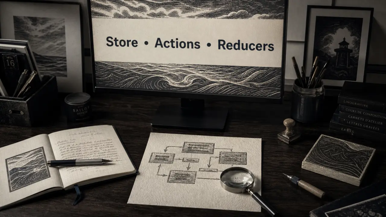 Image Redux en React : Store, actions et reducers