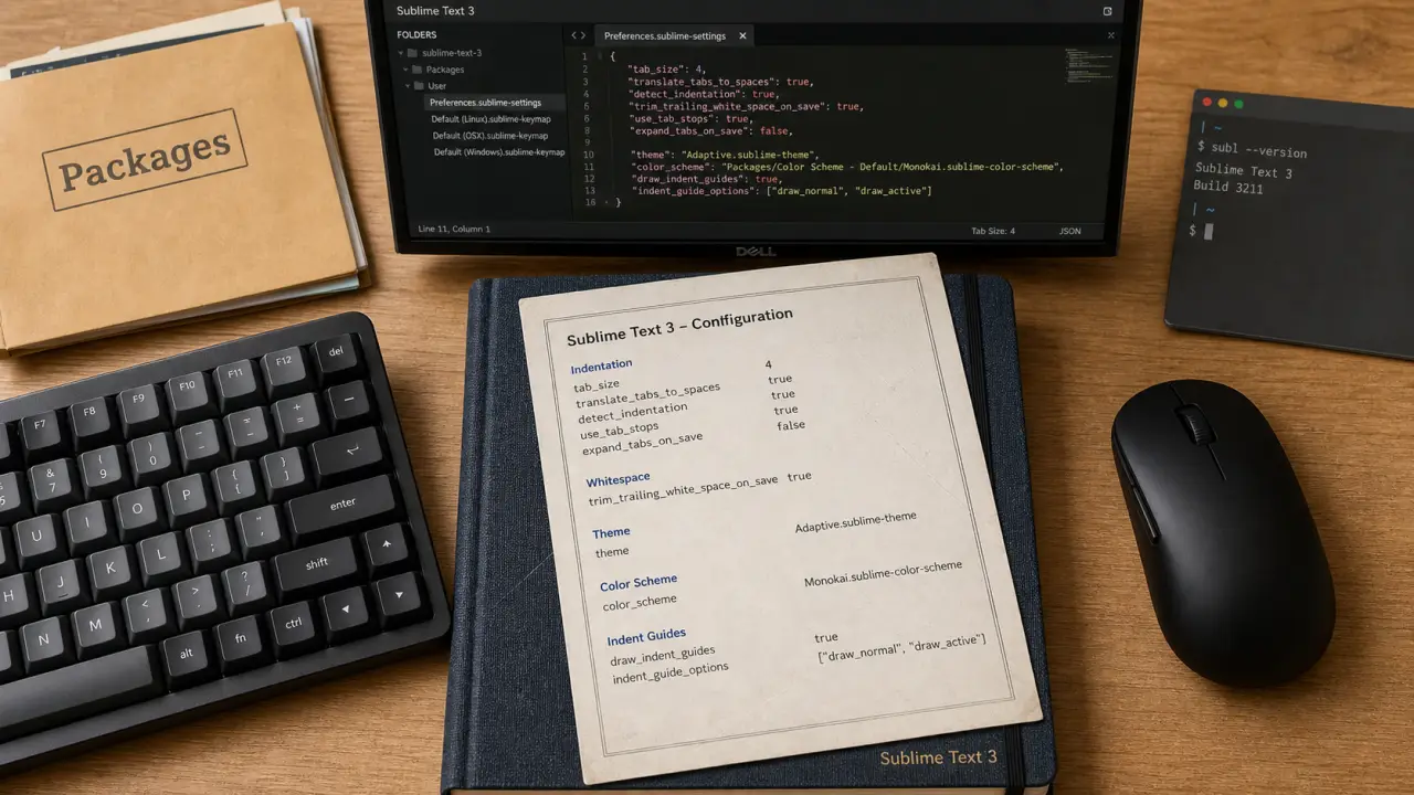 sublime 3 text : installation et packages utiles