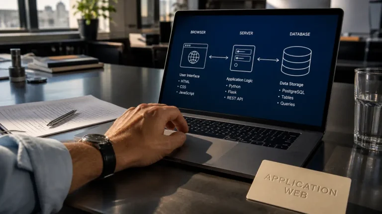Application web : navigateur et serveur, différences app native
