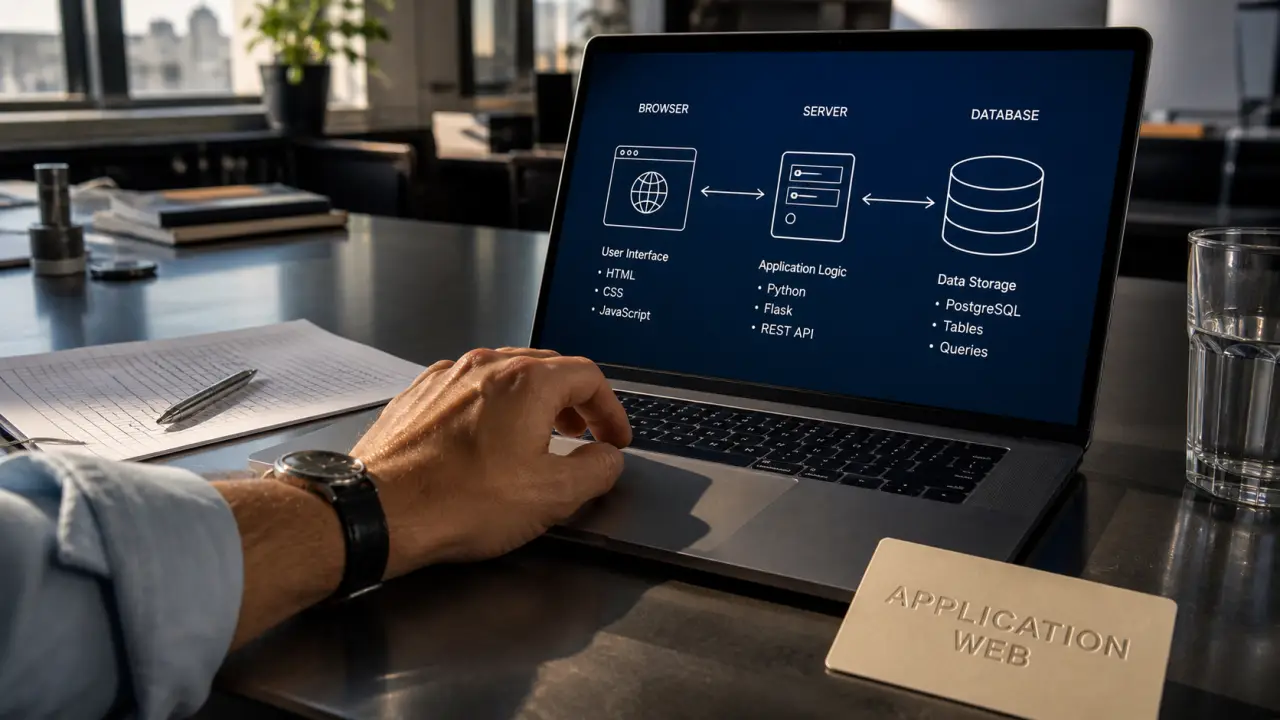 Application web : navigateur et serveur, différences app native