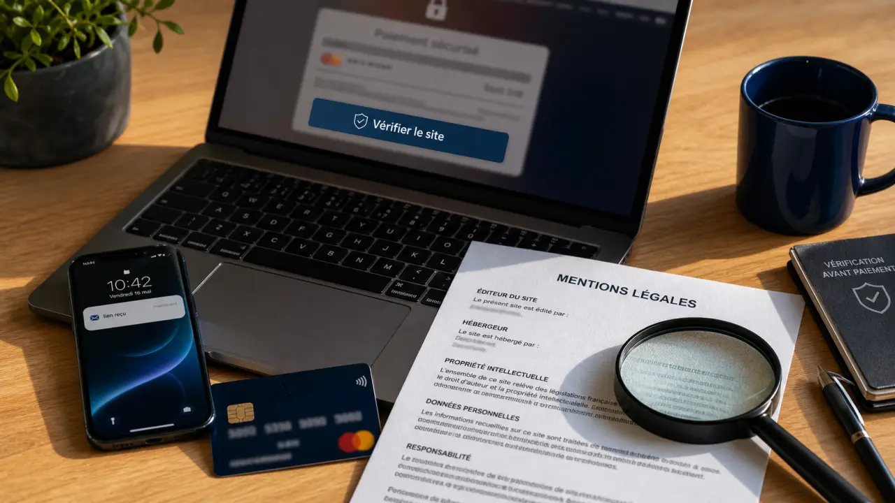 verifier site web avant paiement : carte et téléphone, contrôles