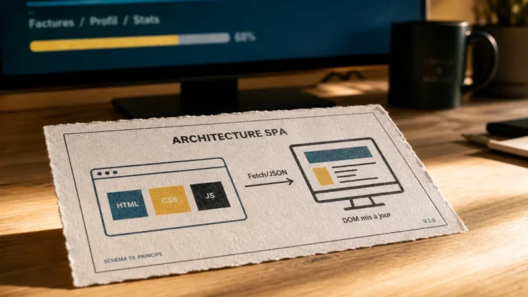 One page web application SPA : navigation fluide, SEO, sécurité