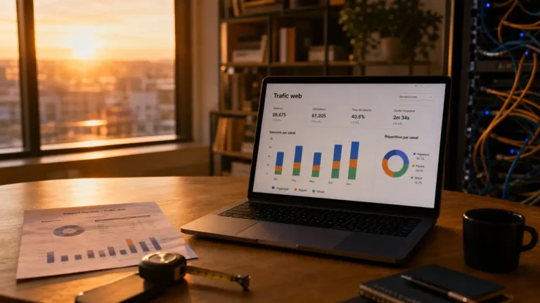 Traffic site web : données d’analyse avant concurrent