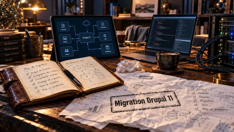 Agence web Drupal : migration stable sans refonte fragile