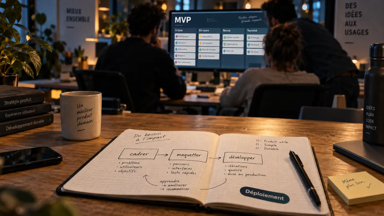 Développement application web : cadrer un MVP avant de développer