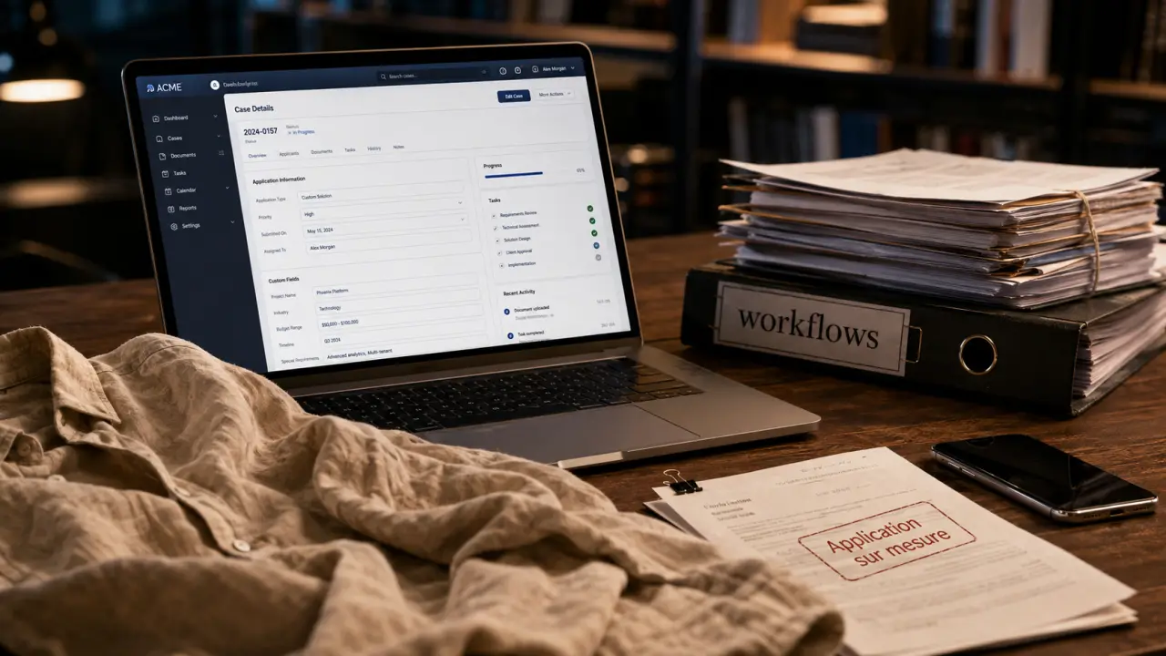 Développement application web sur mesure : SaaS et Excel remplacés, moins de doublons