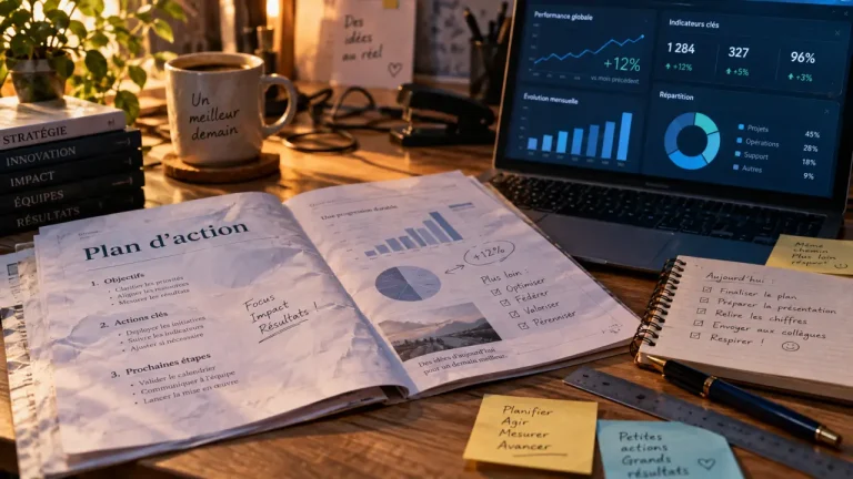 Formation stratégie digitale : plan d’action et KPI sur ordinateur