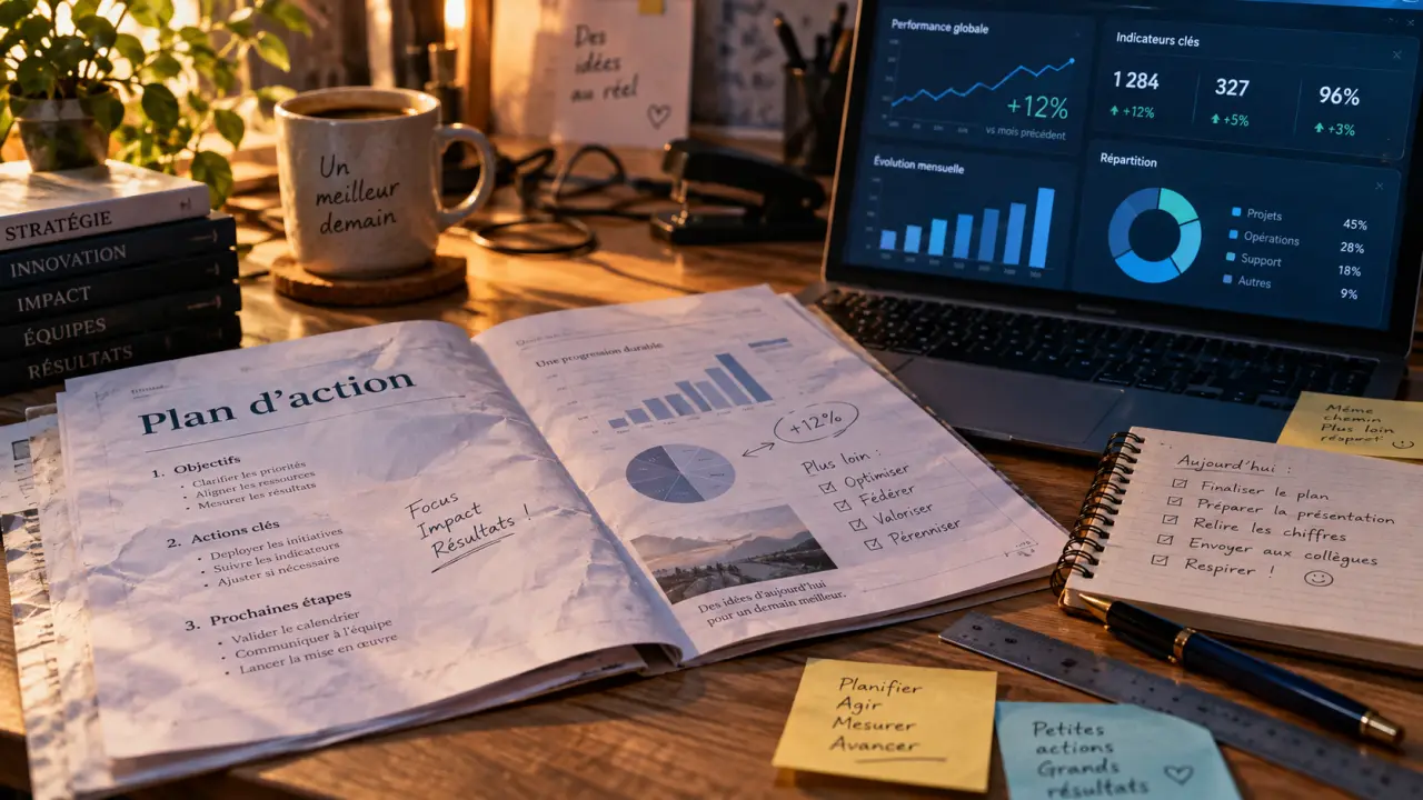 Formation stratégie digitale : plan d’action et KPI sur ordinateur
