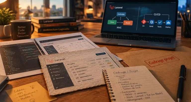 Agence web Laravel : cadrage et preuves avant signature