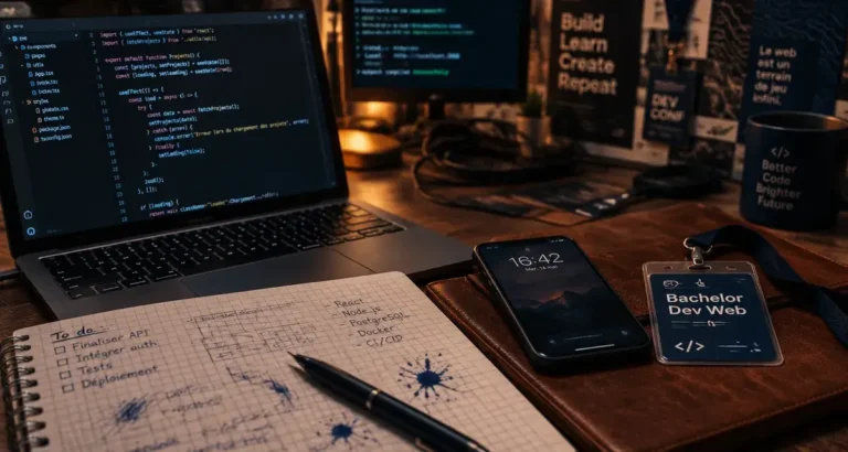 Bachelor développement web : programme, alternance, débouchés